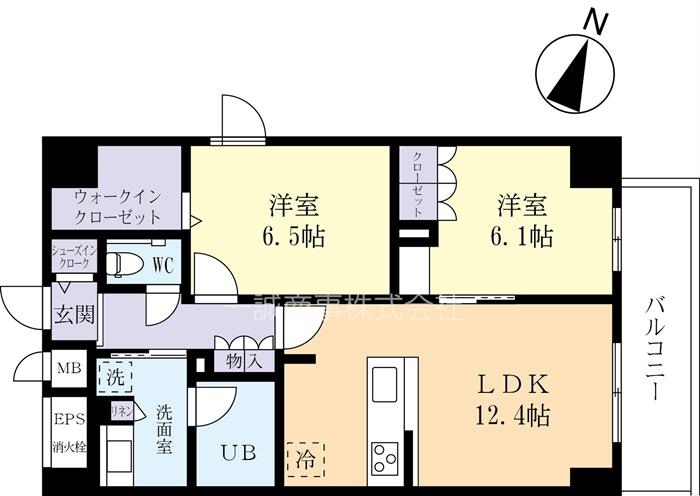 プライズ守谷の間取り