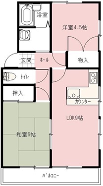 【ドミール吉岡の間取り】