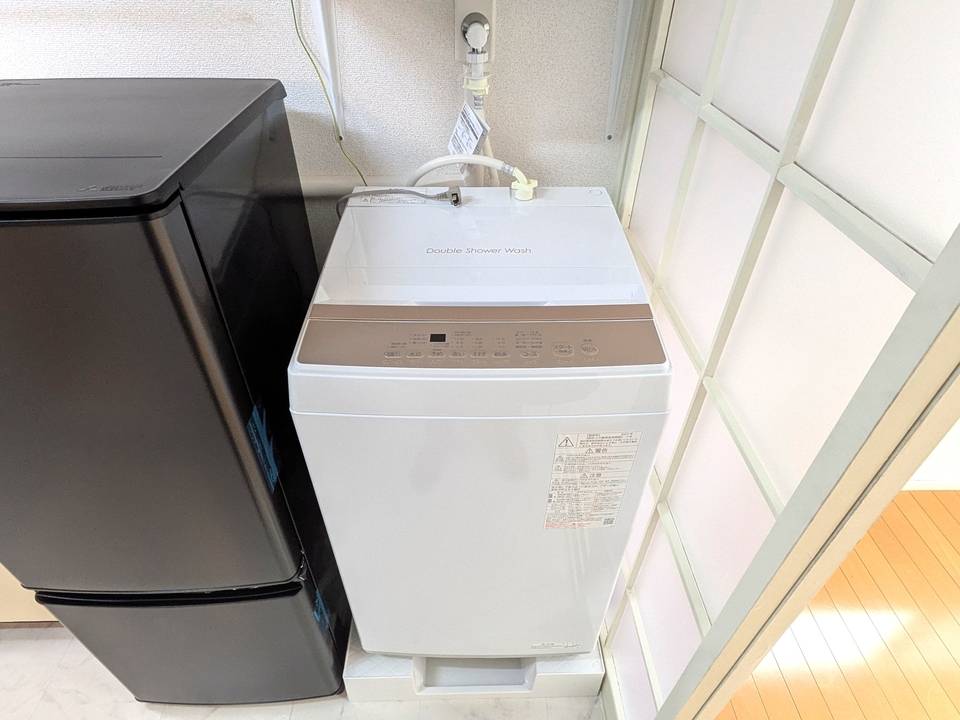 洗面設備　洗濯機置場