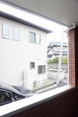 【日立市小木津町のアパートの眺望】