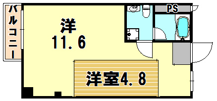 神戸マンションの間取り