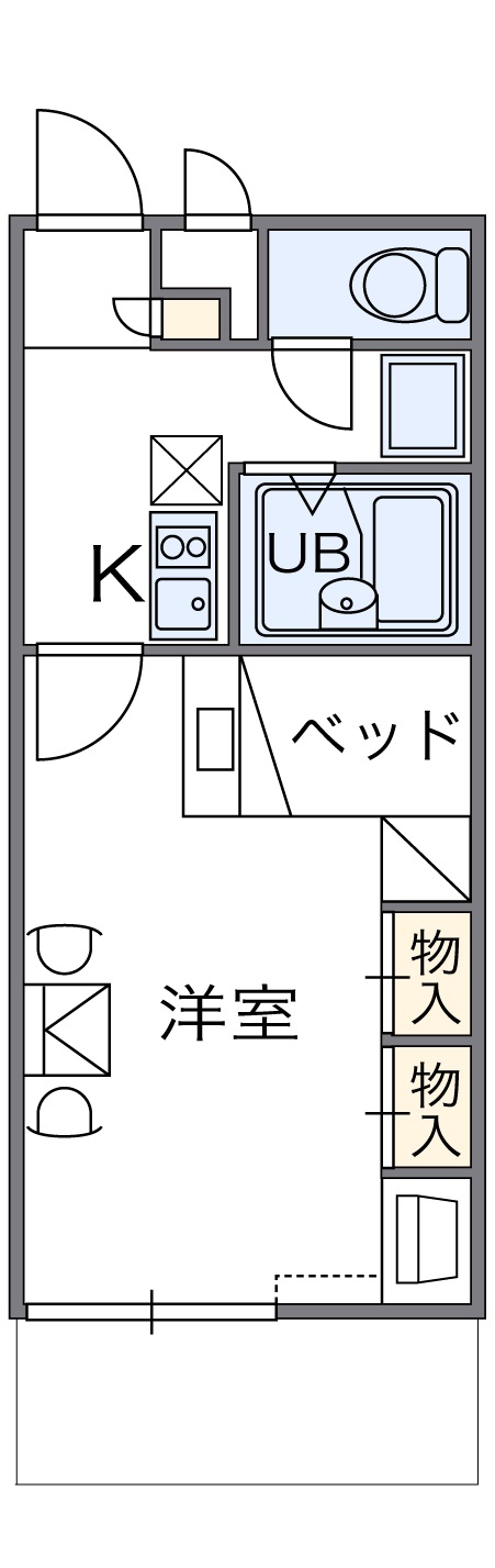 レオパレスグランプリの間取り