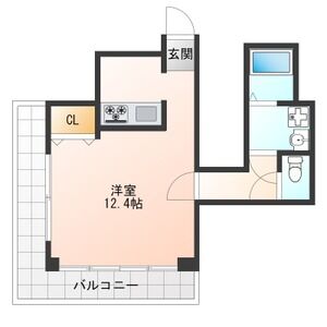 名古屋市昭和区松風町のマンションの間取り