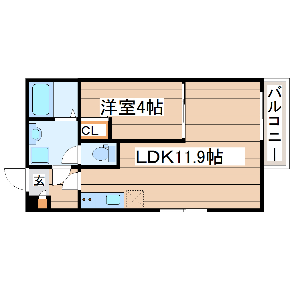 クオーレ榴ヶ岡_間取り_0