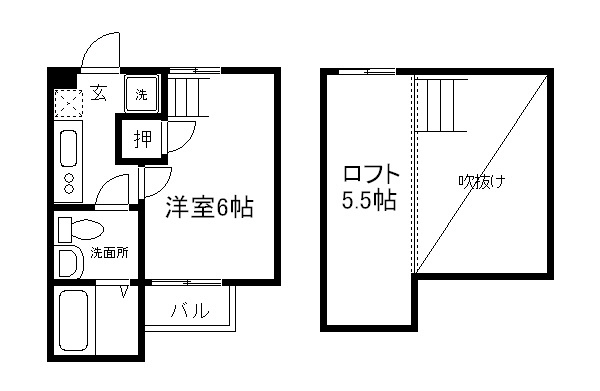 京都市上京区古木町のマンションの間取り