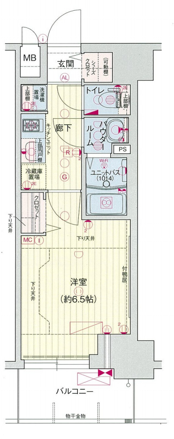 プレサンス梅田北ディアの間取り