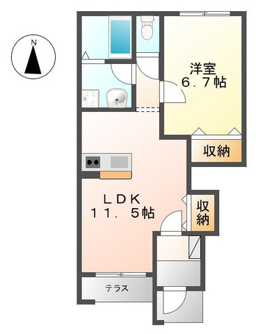 ＳＵＮ　ＢＲＩＤＧＥ　ＫＡＲＡＳＡＫＩの間取り