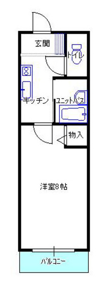 ロイヤルマンションＨＩＲＡＢＡＲＡ　Iの間取り