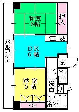 サンシャイン西宮の間取り