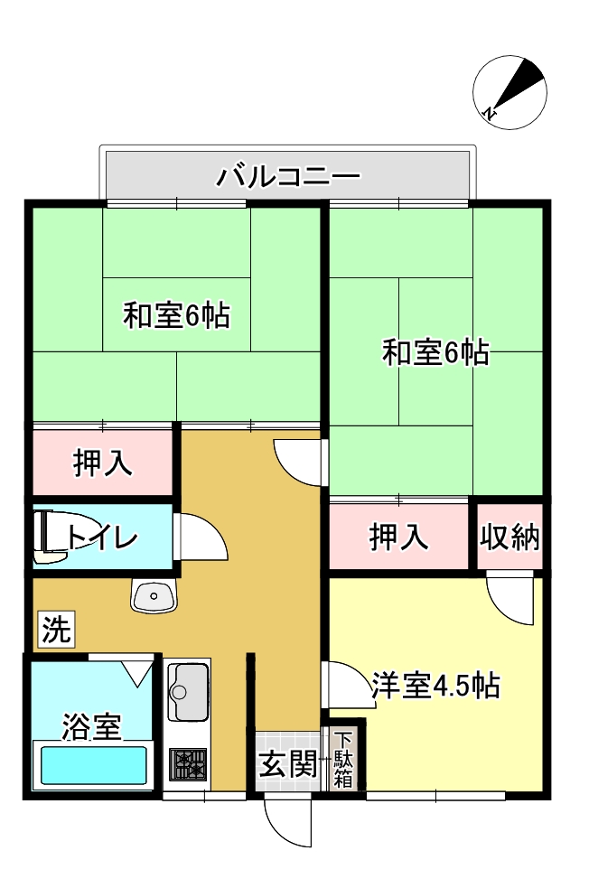 ホワイトハイツの間取り