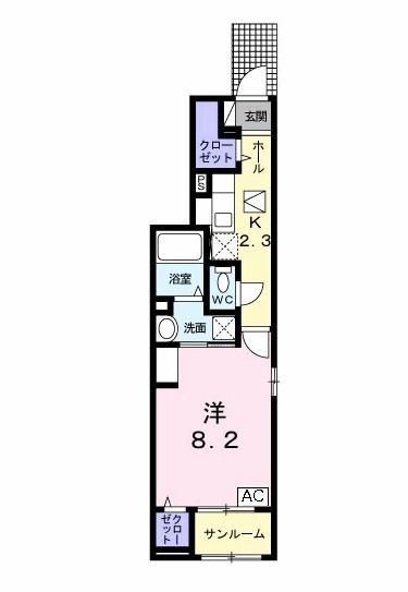 カーサ・イナヤマの間取り