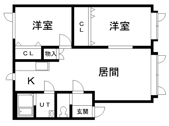 ハイツポプルスの間取り