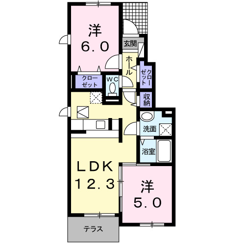 サニー　ヒルの間取り