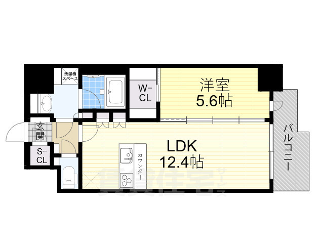 スプランディッド新大阪6の間取り