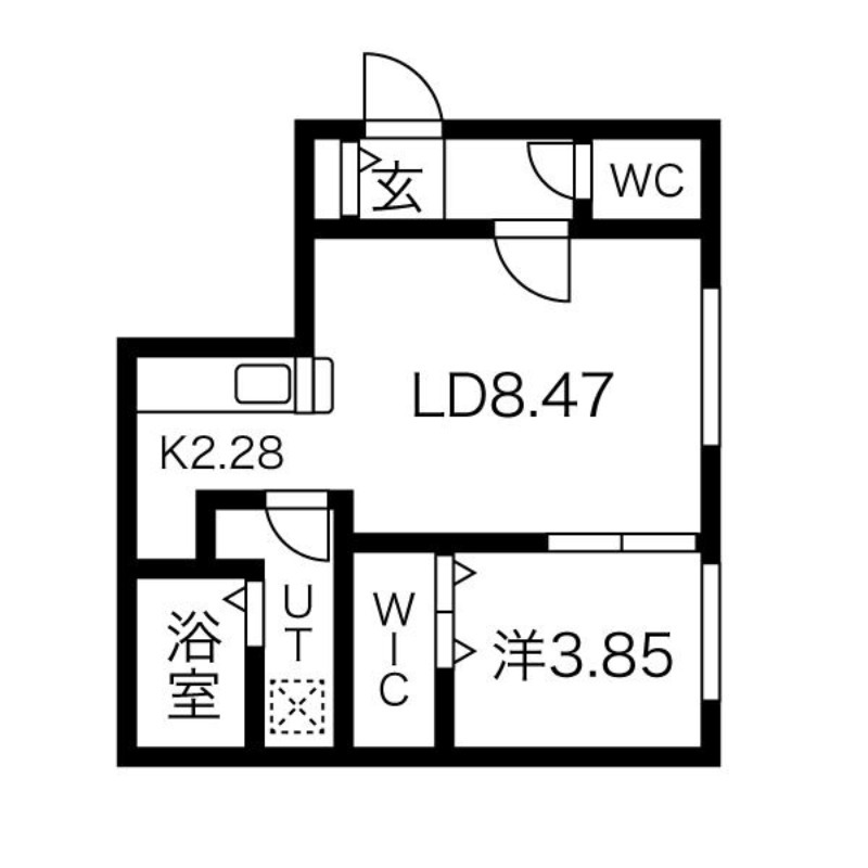 クラス南郷の間取り