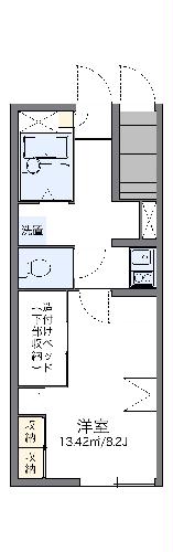 レオパレスＳｕｎ　Ｒｉｓｅの間取り