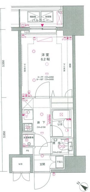 東京蒲田スクエアタワーの間取り