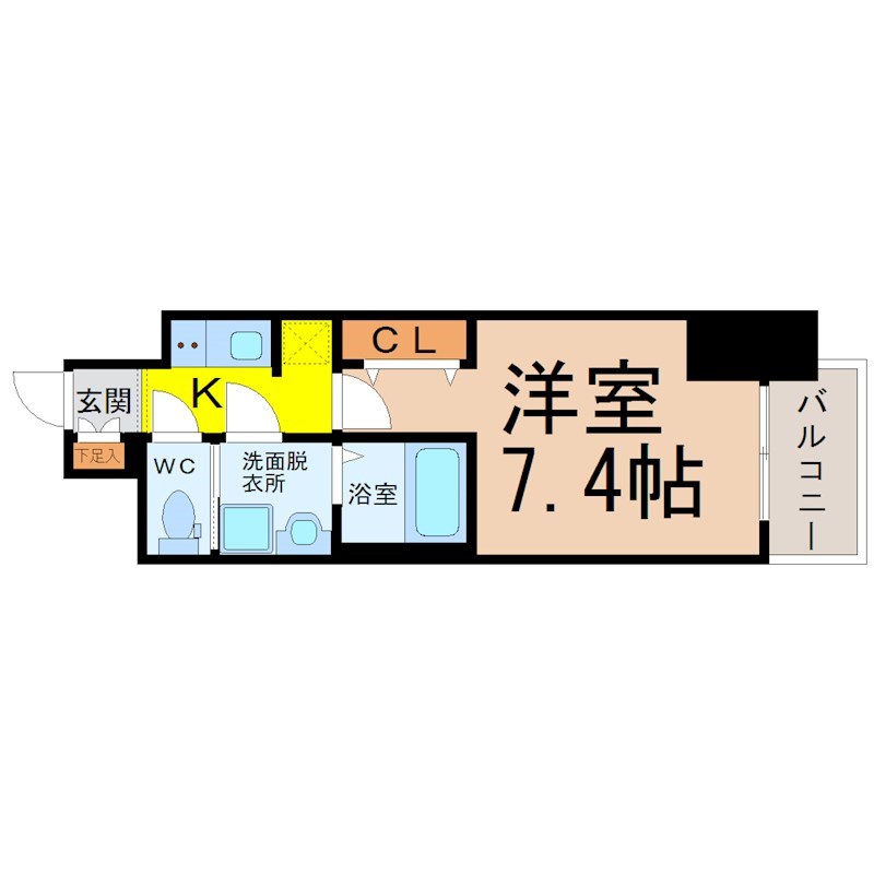 Ｓ－ＲＥＳＩＤＥＮＣＥ堀田Ｎｏｒｔｈの間取り