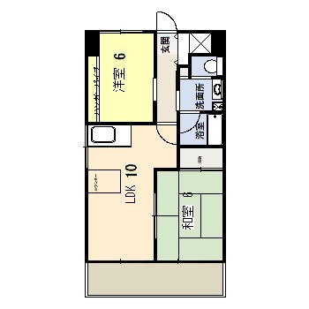 ダイアパレス小津町の間取り