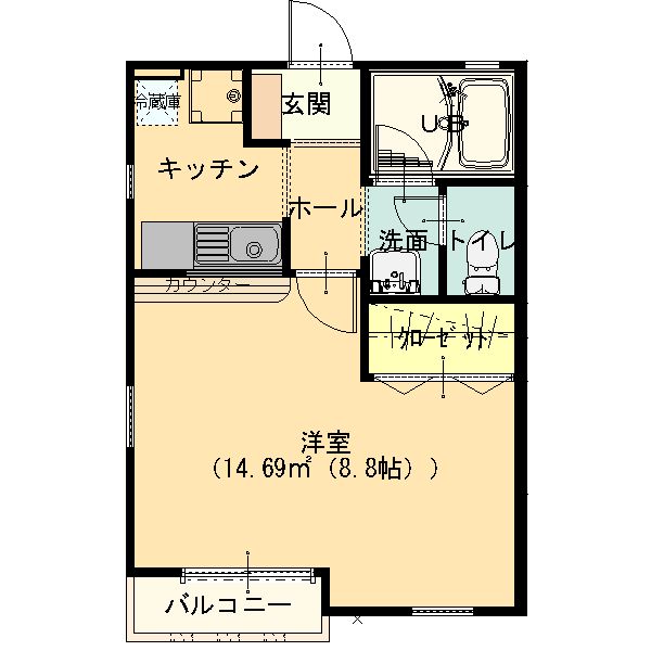 アヴァンセ・イシハラの間取り