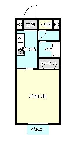 ヴェネッセＡの間取り