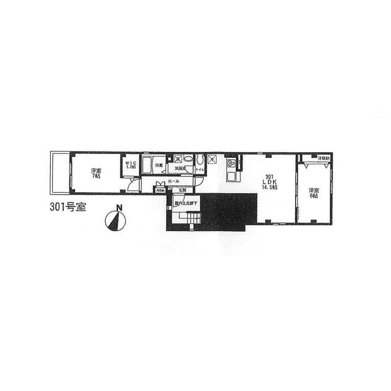 練馬区貫井のマンションの間取り