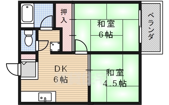 第1寿ハイツの間取り