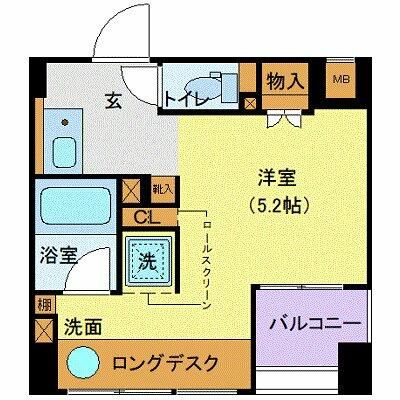 藤沢市藤沢のマンションの間取り