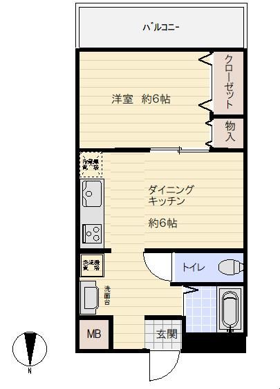 桜新町グリーンハイムの間取り