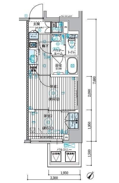 ブライズ川崎本町の間取り