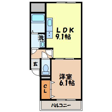 ファミール白鳥（白鳥町）の間取り