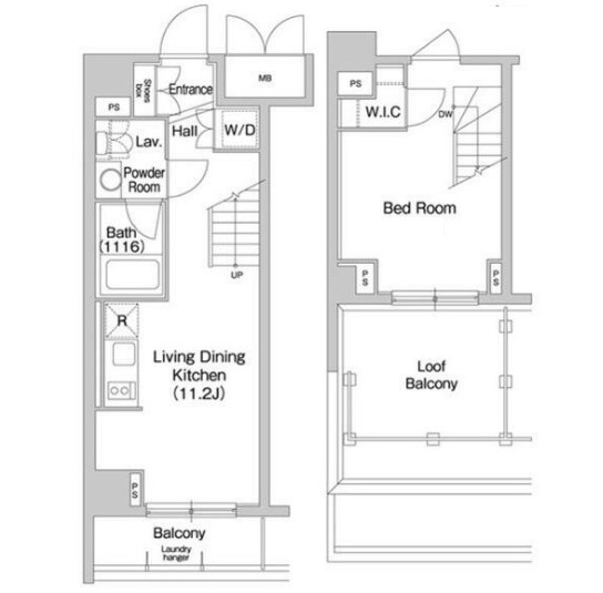 江東区枝川のマンションの間取り