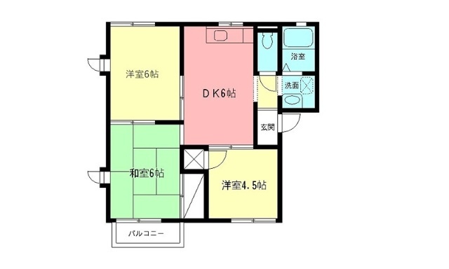 エミネンスハナＡの間取り