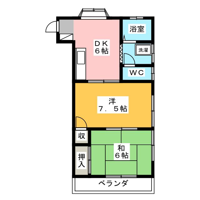 リバーサイド蟹江の間取り