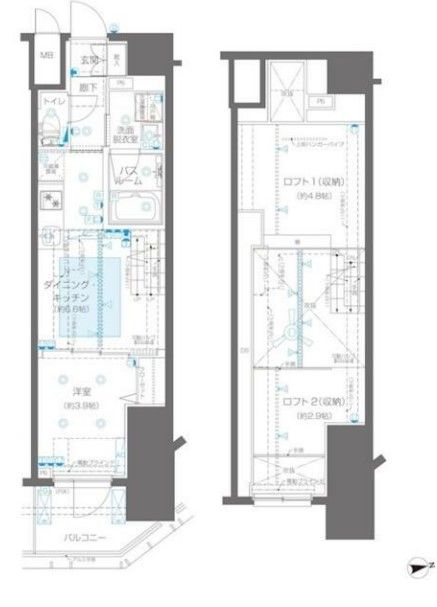 ＺＯＯＭ新宿御苑前の間取り