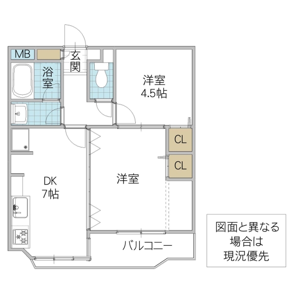 【ピアステージ勝田の間取り】