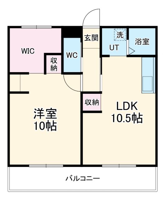 メゾンリリーベルIの間取り