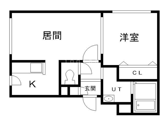 アクアベール豊平の間取り