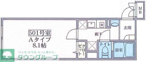 リーリオ堀切の間取り