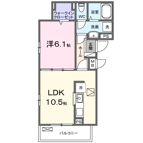 クリザンテム　ピエールの間取り