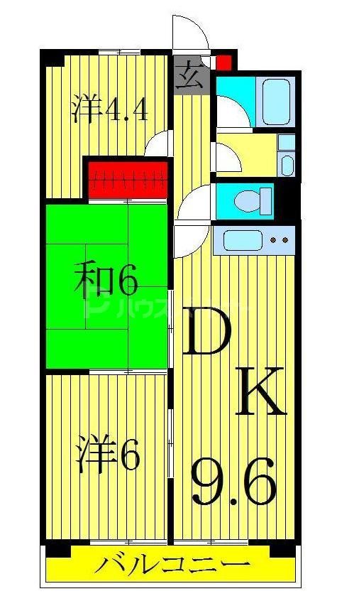 サンセットプラザの間取り