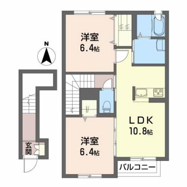 プライムタウン　Ａの間取り