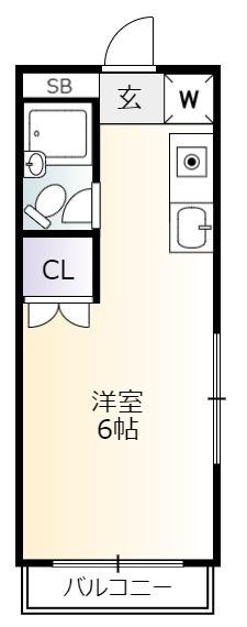 ダイアパレス京成大久保の間取り