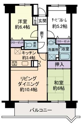 タワービレッジ・有希の間取り