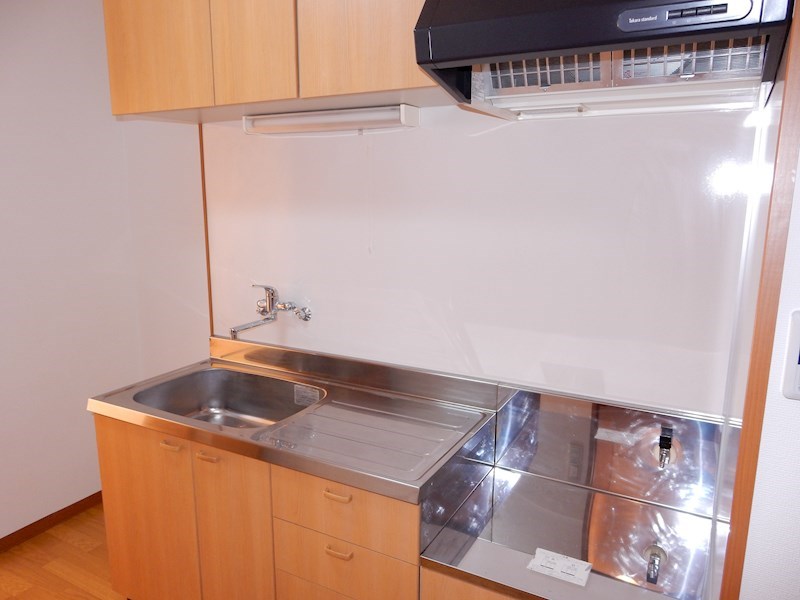 キッチン　ガスコンロ設置可