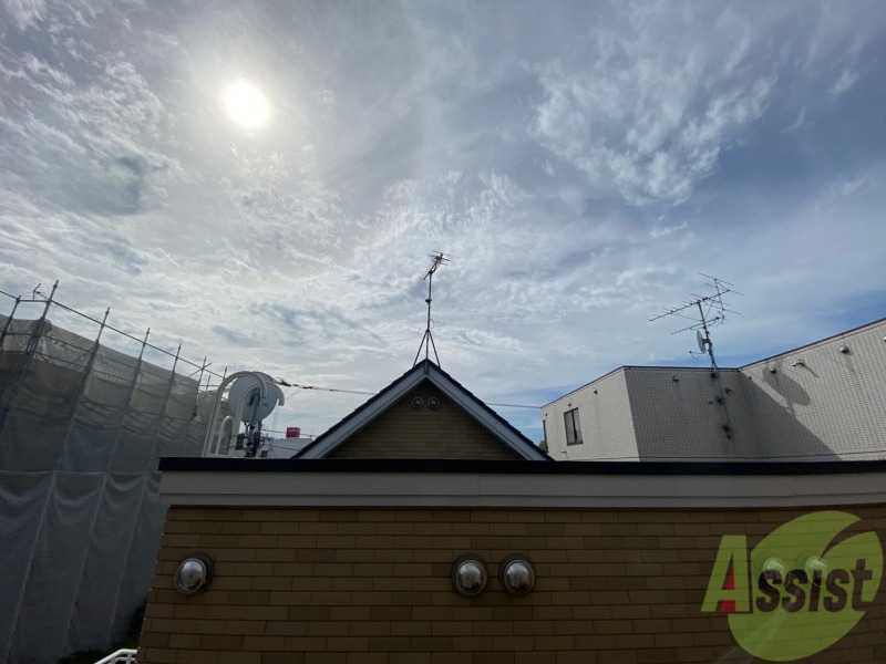 眺望　街中ですので建物はありますが風通しバッチリですよ！