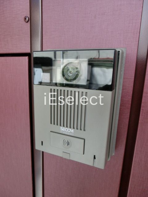 セキュリティ　防犯ＴＶモニター付きのドアホン。