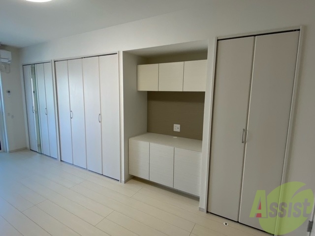 収納　収納スペースはこんな感じで大きさは十分ありますね。