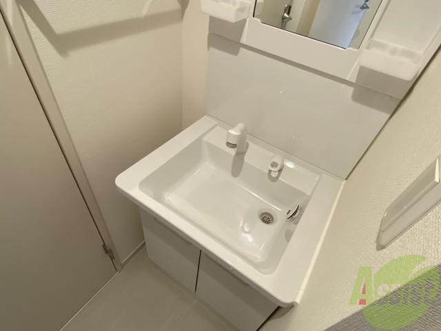 洗面設備　洗面スペースはこちらでご利用いただけます。