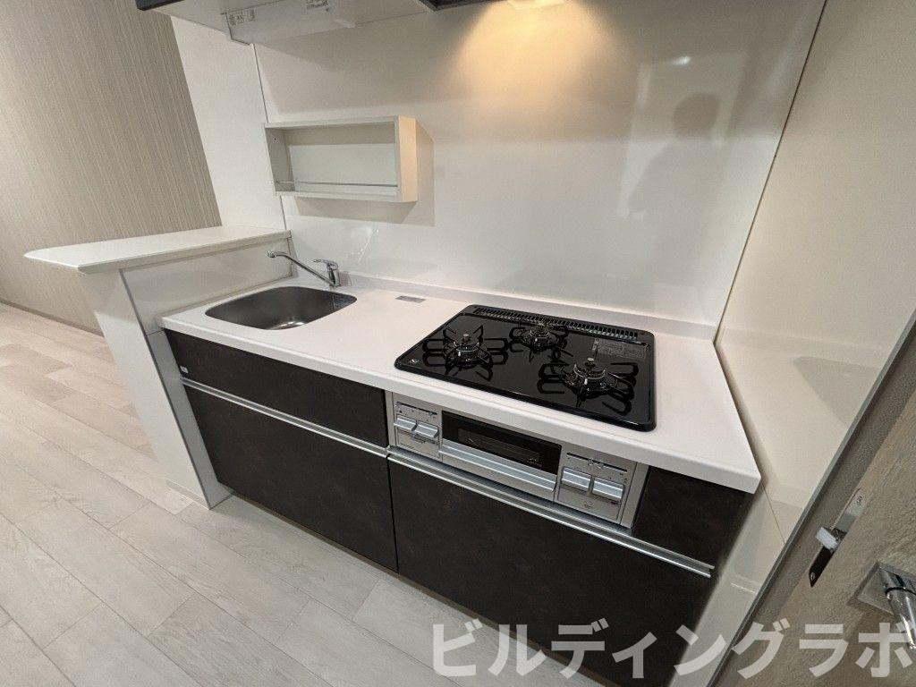 キッチン　建築時撮影の為現況を優先いたします。